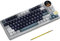K75 Wireless Mechanical Gaming Keyboard With Knob And Screen 3 Mode Bluetooth RGB Backlight 83 PBT Keycaps Compatible With Gamers(Blue-Corgi switch)