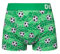 Dedoles Boxershorts Herren & Jungen Unterwäsche Trunks Baumwolle lustige Designs Dinosaurier Hamster Spiele Maulwurf Geschenk, Farbe: Grün, Motiv: Fußballplatz (Gekürzte Boxershorts), Gr. XL