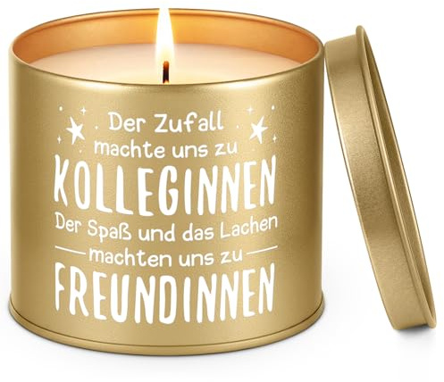 Kollegin Kollegen Geschenk,Duftkerze Geschenk für Kolleginnen & Freundinnen | Abschiedsgeschenk Kollegen Jobwechsel, Beste Kollegin Geburtstag Lieblingskollegin Geschenke