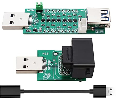 Wesafrae Handbuch USB 3.0 Controller Converter Extender Board Kompatibel mit DE10-Nano Board für SNAC Handle Game Adapter-D