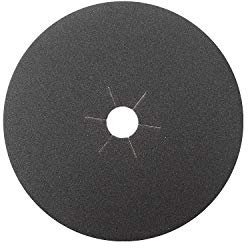 TOOLPAK Floor Sanding Disc 180mm x 22.23mm 24 Grit Aluminium Oxide Very Coarse (Pack of 50) For Orbital Floor Sanders