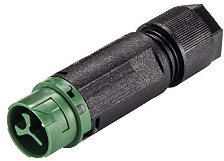 Wieland 46.032.4555.7 Rundstecker Stecker, gerade Serie (Rundsteckverbinder): RST® Mini Gesamtpolzahl: 2 + PE 1 St.