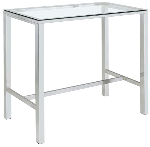 Untersetzer modernes Glas Bar Tisch mit Glasplatte