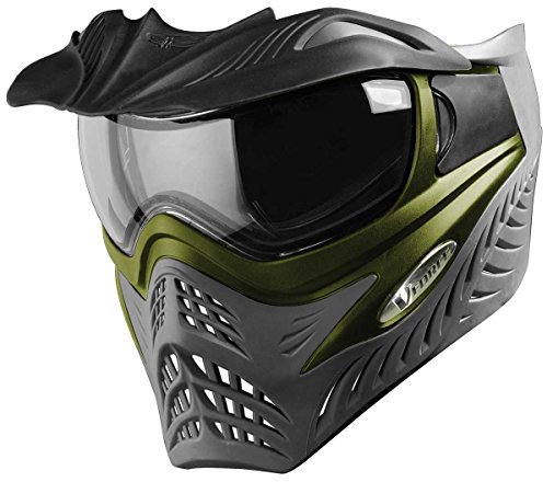 VForce Grill Paintballmaske SC Olive Green on Grey