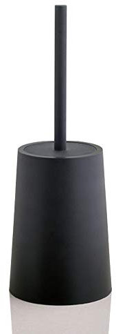 Toilet Brush and Holder for Bathroom Toilet Bowl (Black)