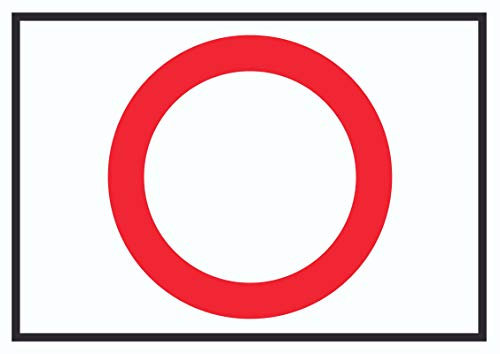 HB-Druck Durchfahrt verboten Symbol Schild A0 Rückseite selbstklebend