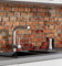 MyMaxxi Küchenrückwand Folie selbstklebend matt Versteift - einfache Montage ohne Bohren - Motiv Backstein rot - 60cm hoch - Spritzschutz Küche Klebefolie - Steine Mauer 60 x 60cm