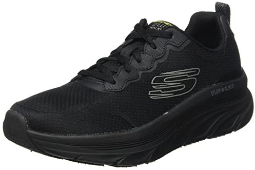 Skechers D'Lux Walker - Scrambler 232264-BKCC, Mens Sneakers, Black, 45 EU