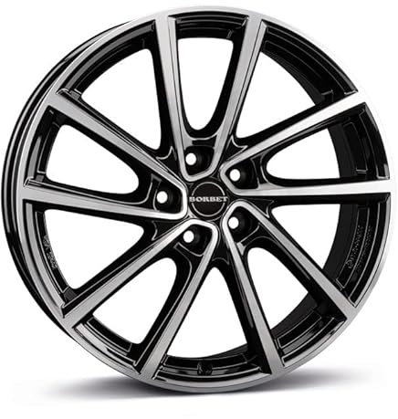 Borbet Felge V 7x19 ET43 5x112 black polished glossy V 70943112557,06BPG