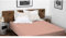 HOME LINGE PASSION, Drap Housse Rose Poudre 160x200 +30 cm 100% Coton 57 Fils (Label Oeko-TEX)