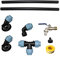 IBC Verbindungssets Auslaufhahn,3/4 IBC Auslaufhahn Verbindungsset +IBC Tank Adapter S60x6 DN50 für 2 IBC Tanks Nebeneinander/Regentanks Container
