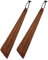 2pcs Teak Wooden Spatula, 25cm/ 9.8 Inch Flat Wooden Turner Non-Stick Kitchen Spatula Set Egg Scraper Wood Cooking Utensil for Scraping Chopping Flipping and Serving