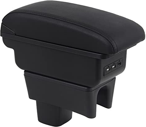 OYHCM Autozubehor Armlehne für Suzuki Swift Armlehnen 2005-2020 Zweilagige Armauflage Schwarz