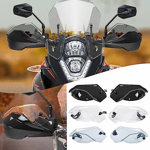 Motorrad-Lenker-Handschutz-Extender-Bildschirmabdeckung, Zubehör, kompatibel mit K.T.M 1090/1050 Adventure 1190/ R/S Super ADV 1290/R/S DUKE990/R Duke 690 790 (Klar)