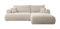 Selsey Sofa Ecksofa Eckcouch Schlafsofa Couch Mit Stauraum Schlaffunktion Pflegeleicht Polyurethanschaum L Form Links OVO Creme Boucle Abriamo