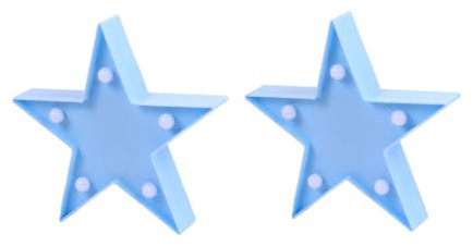 DOITOOL 2st Nachtlicht Kaktus Leuchtreklamen Licht Dekorative Festzeltbeleuchtung Weihnachts-leuchtreklame Beleuchtete Dekoration Vintage Leuchtender Stern Pvc Schaukellichter Niedlich