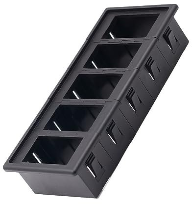 ibasenice Usb Rocker Halterung Für Armaturenbrett Robustes Housing Kit Aus Pc Für Auto Boot Atv Einfache Montage Feuerfest