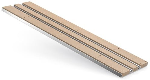 Mesa de alerón híbrida Genmitsu 2060 de aluminio y MDF para fresadora enrutadora CNC 4040-PRO, tamaño 202 x 800 x 20,5 mm, amplíe el área de trabajo a X600 mm x Y600 mm
