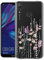 Kaywzo Hülle für Huawei Y7 2019/Y7 Prime 2019,Transparent TPU Handyhülle mit Gemälde Blume Muster,Ultradünn Stoßfester Schutzhülle,Schön Silikon Cover Case-3