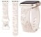 Vamyzji Butterfly Engraved Strap Compatible with Apple Watch 42mm(Series 10) 41mm 40mm 38mm Women, Soft Silicone Butterfly Engraved Sport iWatch Strap for iWatch Series10 9 8 7 6 5 4 3 2 1 SE