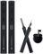 Chofit Kit de limpieza de auriculares compatible con Huawei FreeBuds SE 2/FreeBuds SE/FreeBuds 5/FreeBuds 3/Honor Earbuds X5, limpiador de auriculares multifunción (negro + negro)