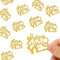 100 Stück She Said Yes Dekorationen, Hochzeitskonfetti, Verlobungsparty-Dekorationen, Hochzeitstischdekorationen, für Hochzeiten, Verlobungsfeiern (Gold)