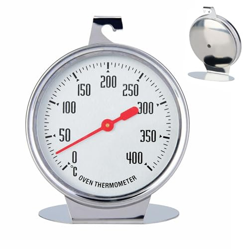 Backofenthermometer - Ofenthermometer Für Backofen, Analog, Oven Thermometer Innen, Ohne Batterie, Edelstahl Backofen thermometer, Küchen Backzubehör