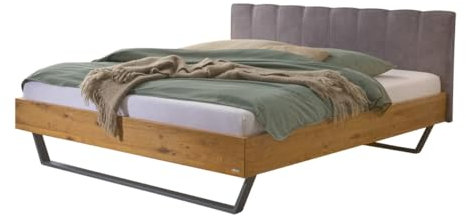 Hasena Schwebebett Enrico Wildeiche Kopfteil Shale 180x200