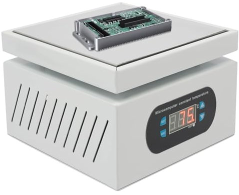 Placa calefactora eléctrica para soldar microordenador LED de 500 W, placa calefactora eléctrica digital LCD electrónica, estación de precalentamiento, placa calefactora de soldadura