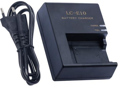 LC-E10 Akku-Ladegerät für Canon: Kompatibel mit Canon LP-E10 LC-E10C LC-E10E Akkus für EOS Rebel T3 T5 T6 T7 T100 1500D 2000D 3000D 4000D 1300D 1200D 1100D SLR Digitalkameras Leistung