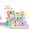 Lovepop® 3D Pop-Up Karte Geburtstag bunte Ballons Geburtstagskarte Let´s Celebrate | inkl. Umschlag & Versteckfach für Geld & Gutscheine