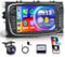8 Core 4G+64G Wireless Carplay Android Autoradio 2 Din für Ford Focus II mk2 Mondeo S-Max C-Max Galaxy Kuga 7 Zoll Autoradio mit Android Auto Navi GPS WiFi Mirror Link Bluetooth FM/RDS Rückfahrkamera