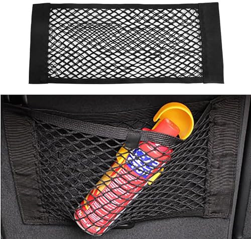 WXGWWKZY Auto Kofferraumnetz, für Audi A4 B9 Avant/Kombi 2015-2022 Elastisch Gepäckraumnetz Kofferraum Netztasche Auto Kofferraum Organizer Trennnetz Gepäckfixierung,Forvelvetsurface-25×50CM