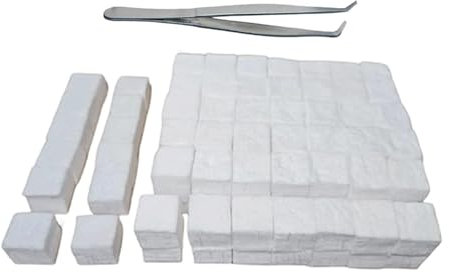 96 stoppini in lana di ceramica per braciere da tavolo, spugna per caminetti a bioetanolo, isolamento in fibra di cotone, braciere per caminetti a bioetanolo da tavolo, braciere