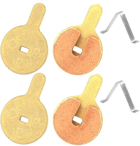 2 Paar Sinter Bremsbeläge für Elektroroller, passend für Kugoo G2 Pro und Hitway H5 E Scooter, Hochleistungs Bremsbacken, 33,5 x 22,5 x 4 mm, Verschleißfeste E Scooter Bremsbeläge