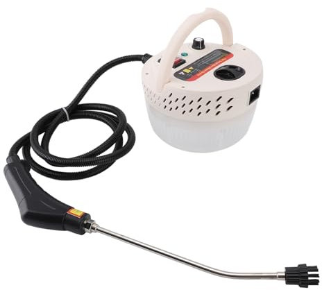 Fafeicy Hochdruckdampfreiniger 1500W Tragbarer Dampfreinigungsmaschine Zum Kochen von Fett zu Hause mit Vollständigem Metallischem Nylonschuh -Zubehör -Kit