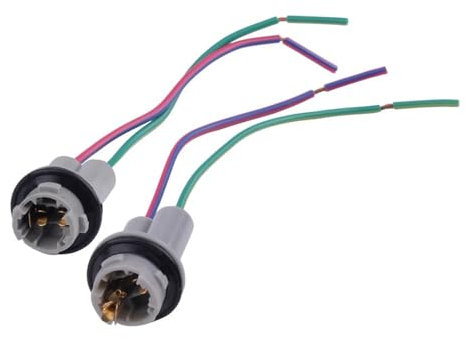 KFZ Stecker 2 Stücke 912 920 921 T15 W16W 12V 13,5 Cm Basis Sockel Kabelbaum Halter Connector Pigtail Adapter
