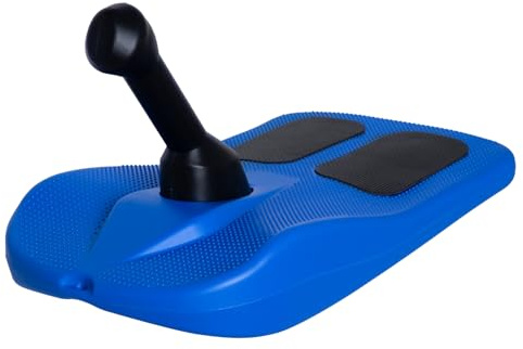 Kunststoffschlitten für Kinder & Erwachsene – leichter 53,3 cm Winterrodel-Schneerutscher mit Griffen | 1-Personen-Outdoor-Schlitten für Kinder ab 6 Jahren