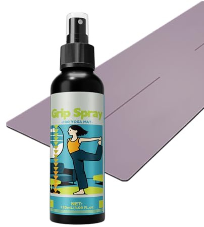 Niesel Rutschfeste Yogamatte Spray, Yogamatte, rutschfestes Traktionsspray, Reibungsverstärker, Sportausrüstung, Zubehör für Workout, Klettern, Stange, Voltigieren, Gymnastik