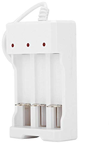 Portable Three Slots Charger for AA & AAA Rechargeable Battery Charger With USB Port