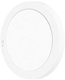 CCT LED Ein-Aufbaustrahler 18W 217mm mit Sensor Deckenleuchte Wandleuchte Warm-/Neutral-/Kaltweiß Leuchte für Keller, Abstellraum, Garage, Carport mit Bewegungsmelder