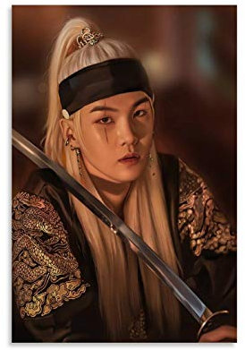 LIULANG Daechwita Photos Hd Agust D Poster dekorative Malerei Leinwand Wandkunst Wohnzimmer Poster Schlafzimmer Malerei 20x30inch(50x75cm)