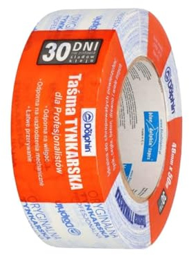 48mm x 50m BLUE DOLPHIN 30 TAGE STUCCO TAPE Putzband Armierte Schutzband Putzerband Malerband