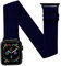 JEMACHE Elastic Arm/Ankle Band for Apple Watch 49/46/45/44mm iWatch Series Ultra 10 9 8 7 6 5 4 SE, Unisex Sport Watch Armband/Ankleband (Navy Blue)