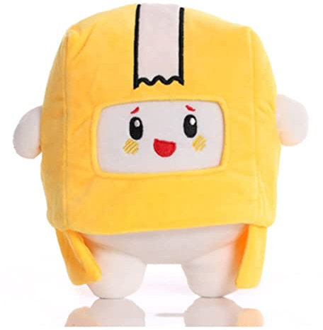 Foxy and Boxy Plüschtiere,Niedliches Plüschspielzeug als Geschenk für Jungen und Mädchen, abnehmbares Cartoon-Stoffpuppenspielzeug, Stofftier-Plüschtier-Kissenspielzeug für Kinder (Boxy Plush Toy)