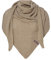 KNIT FACTORY - Gina Dreieckstuch - Fein Gestrickter Damen Schal - Tuch Schal - Für Frühling und Sommer - Leinen - 190x85 cm