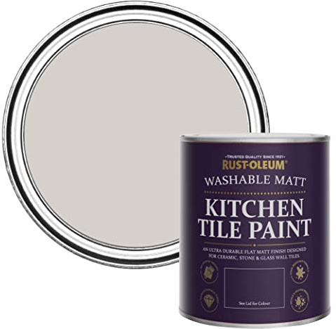 Rust-Oleum Purple water resistant Kitchen Tile Paint in Matt Finish - Babushka 750ml