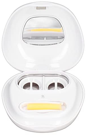 Nettoyeur de Lentilles de Contact à Ultrasons Portable, Machine de Nettoyage Automatique de Lentilles de Contact pour Lentilles Colorées OK, Nettoyeur de Lentilles à capacité de Stérilisation Plus