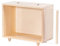Useekoo Vitrine aus Holz mit transparenter Acrylabdeckung, Geschenkbox aus Holz, Aufbewahrungsbehälter mit Griff, Autos und Sammlungen, 20x9x15 cm