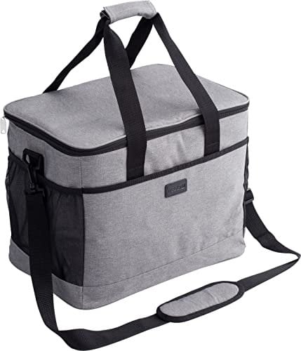 Meister Kühltasche 40 x 26 x 31 cm - 32 Liter Fassungsvermögen - Kühlende Isolierung - Mit Schultertragegurt - Sicher verschließender Reißverschluss - Regenfestes Material / Thermotasche / 6816830
